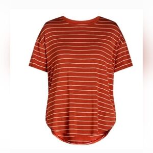 Women's Plus Crewneck Tunic Tee With Short Sleeve